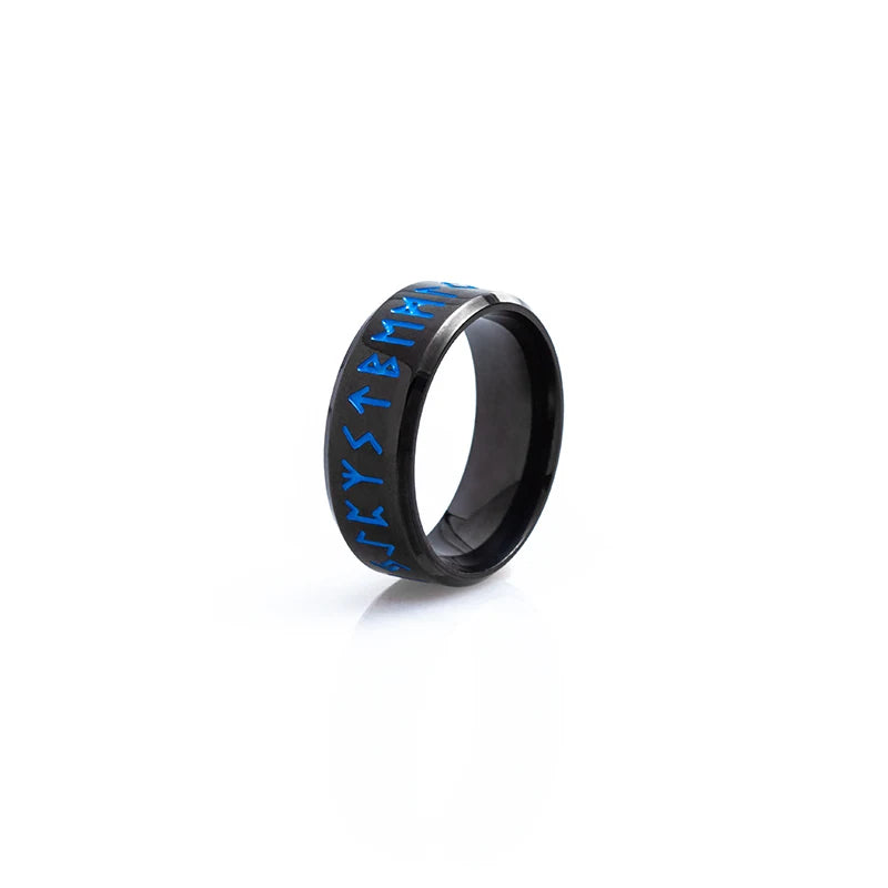 Nordic Retro Viking Rune Ring