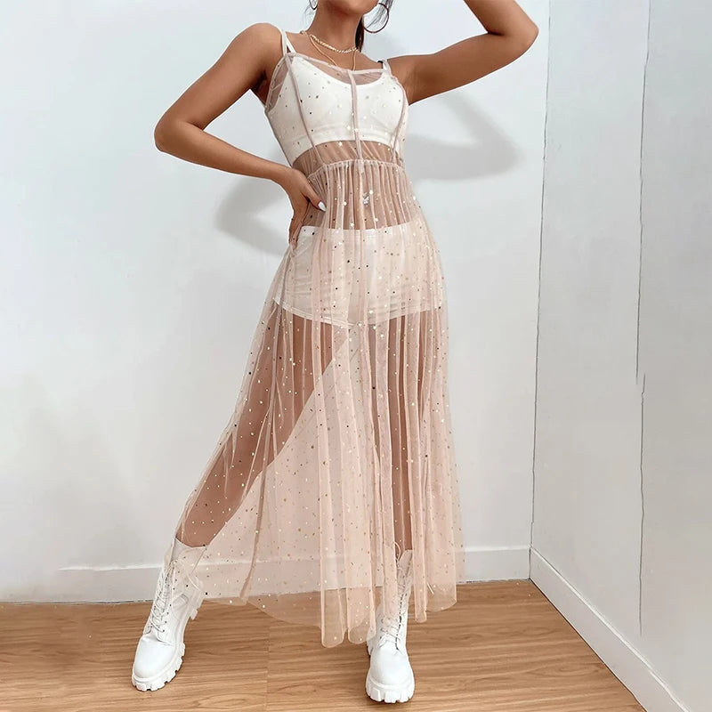 Cover Up Dress Mesh