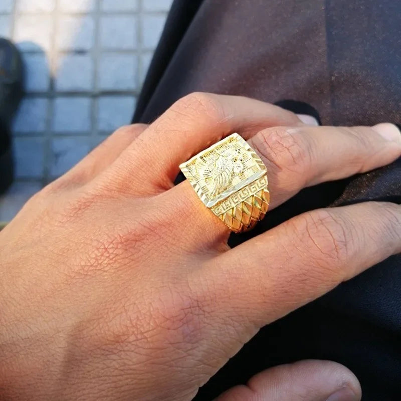 Eagle Enamel Rings