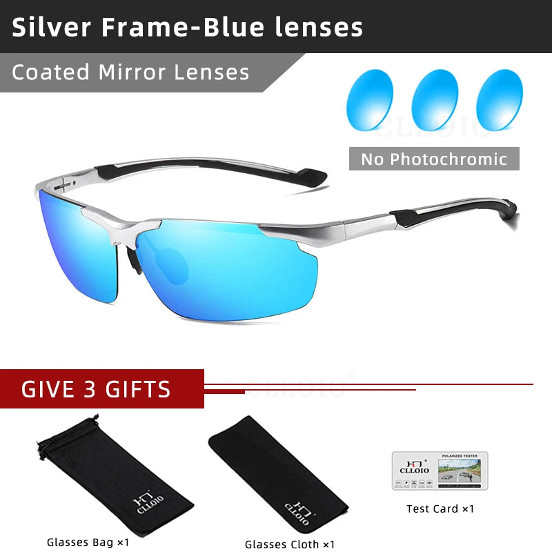 CLLOIO Aluminum Polarized Sunglasses