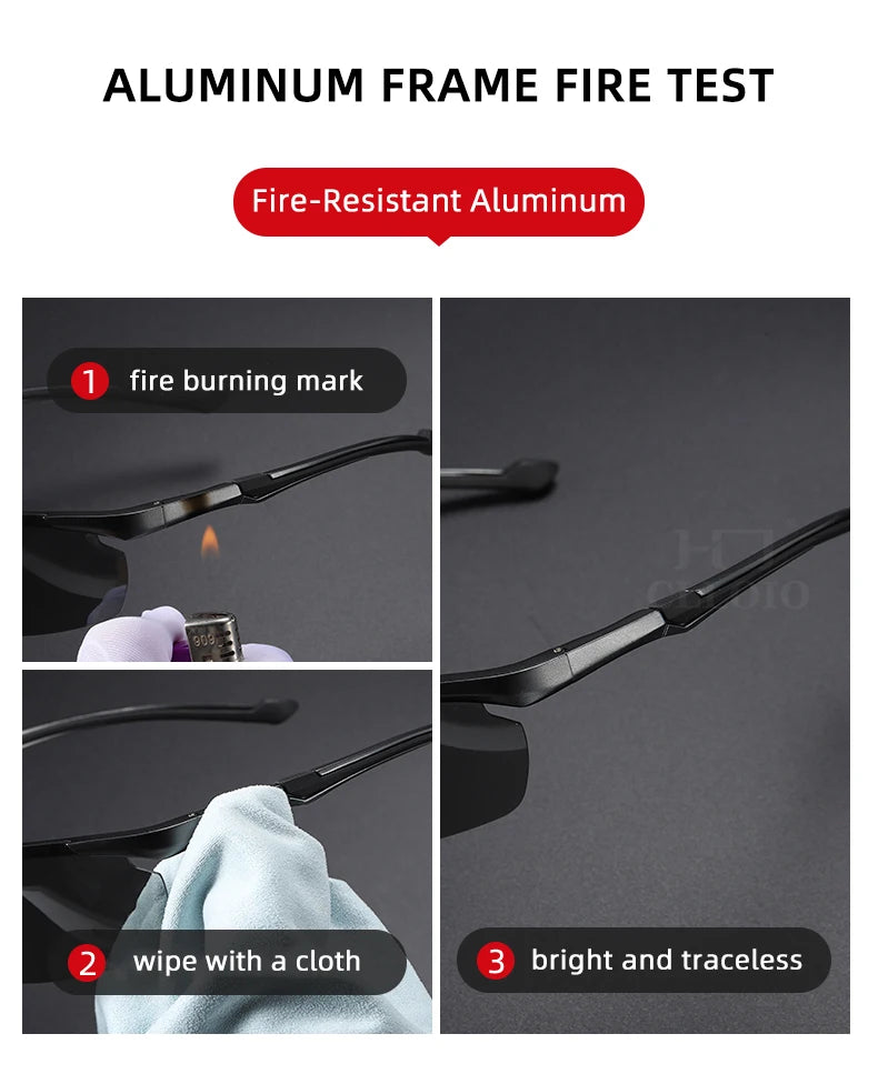 CLLOIO Aluminum Polarized Sunglasses