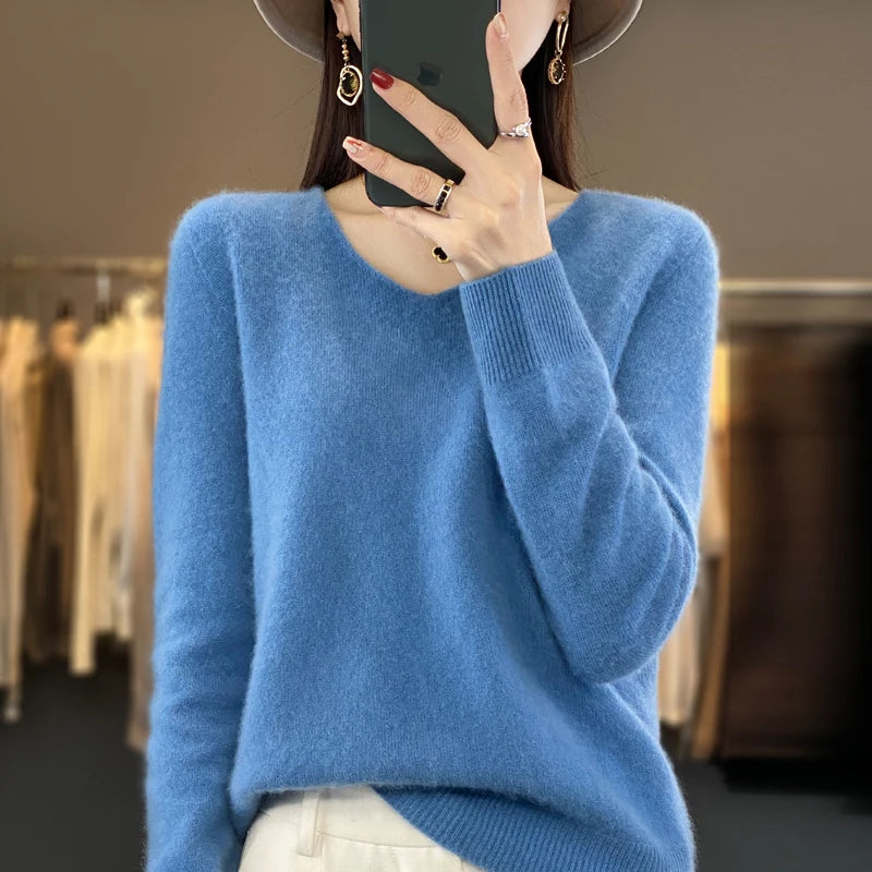 100% pure wool cashmere sweater