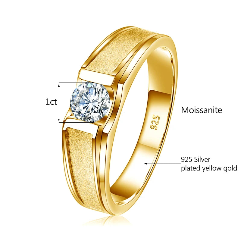 2, 1, 0.5 Carat Moissanite Rings
