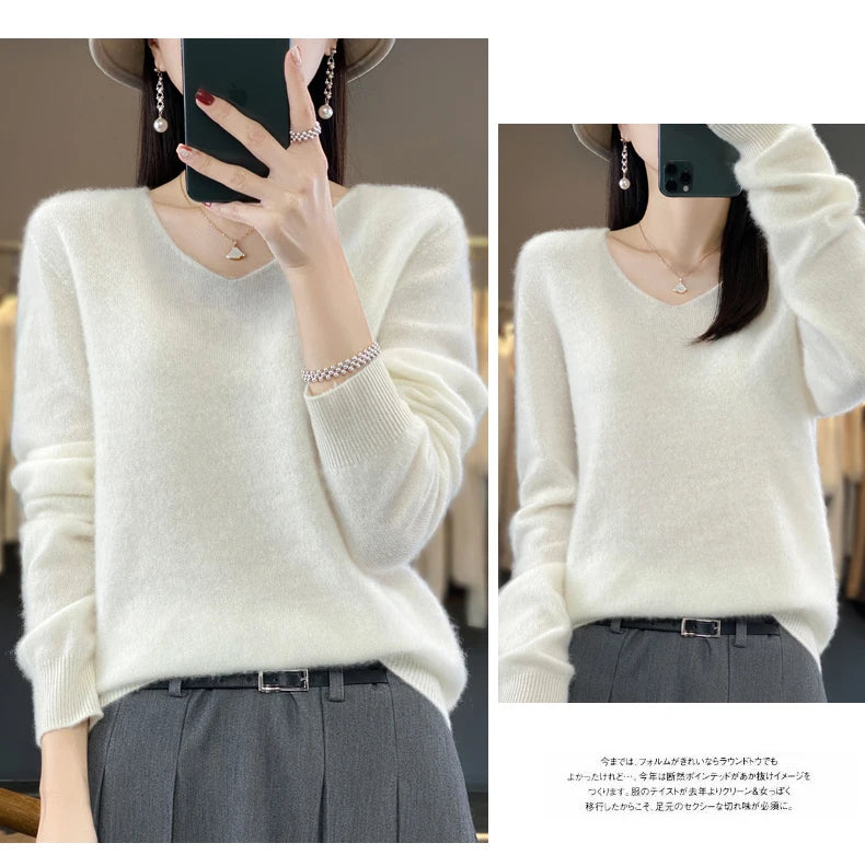 100% pure wool cashmere sweater