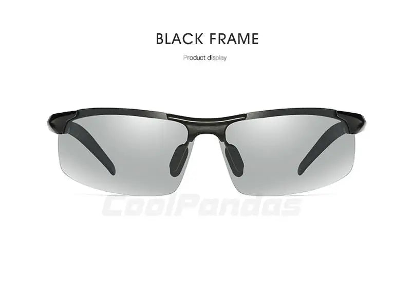 COOLPANDAS Aluminum Photochromic Sunglasses