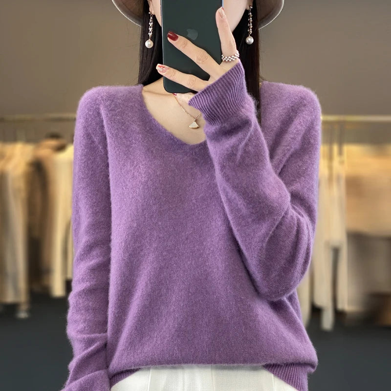 100% pure wool cashmere sweater