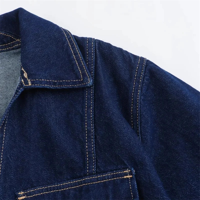 TRAF Blue Denim outfit