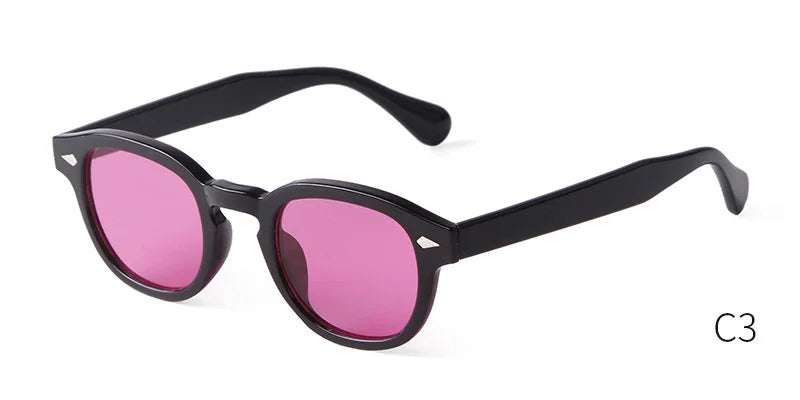Vintage Fashion Shell Round Sunglasses