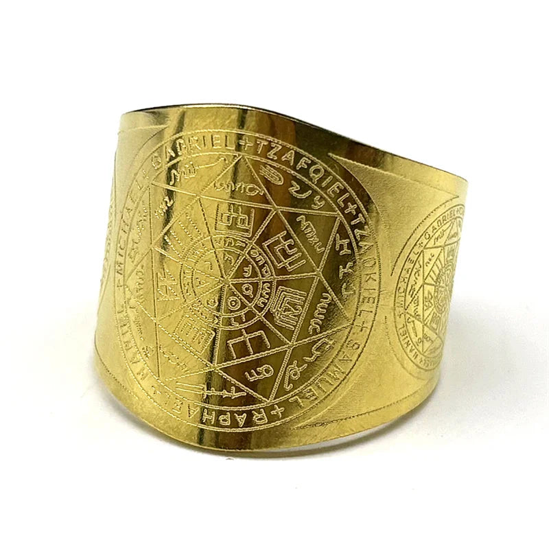 Seven Archangels Angel Adjustable Ring