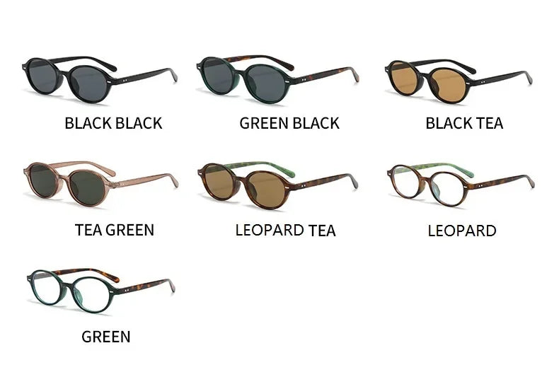 Retro Small Oval Sunglasses