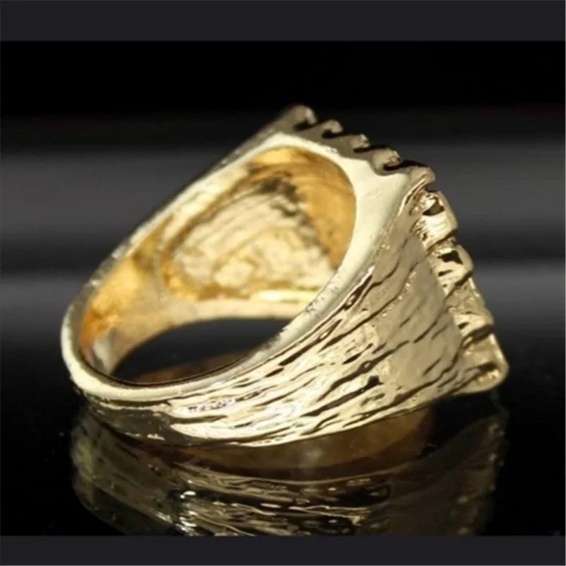 14K Gold Plated Hollowed-out Ring