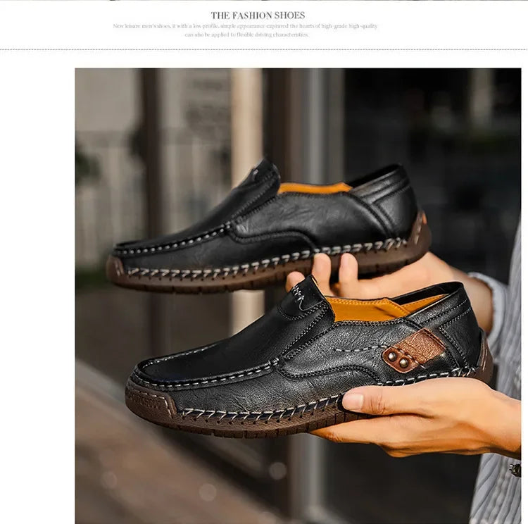 Loafers Breathable Slip on Italian  Shoes
