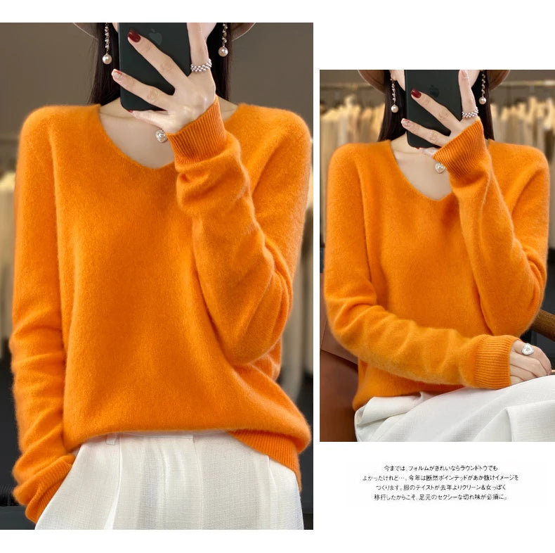 100% pure wool cashmere sweater