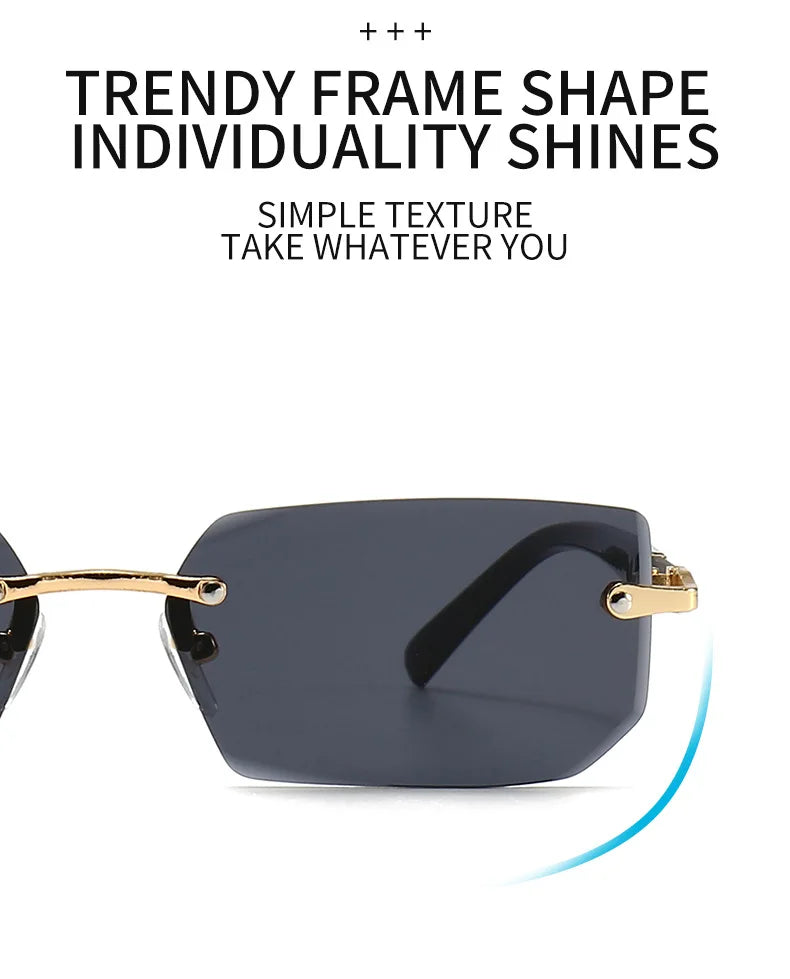 Rimless Sunglasses
