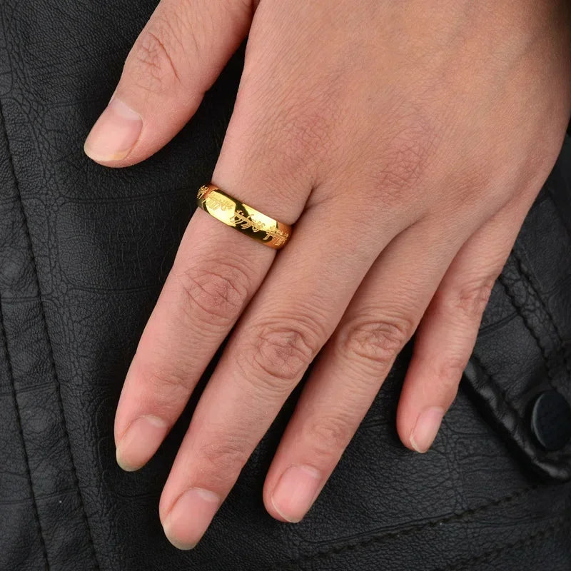 'RINGS OF POWER' 3D Carved Engraving Rings