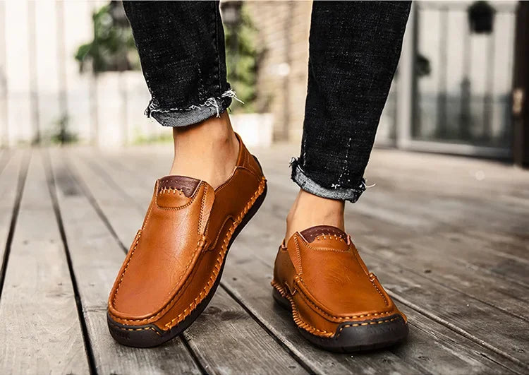 Loafers Breathable Slip on Italian  Shoes