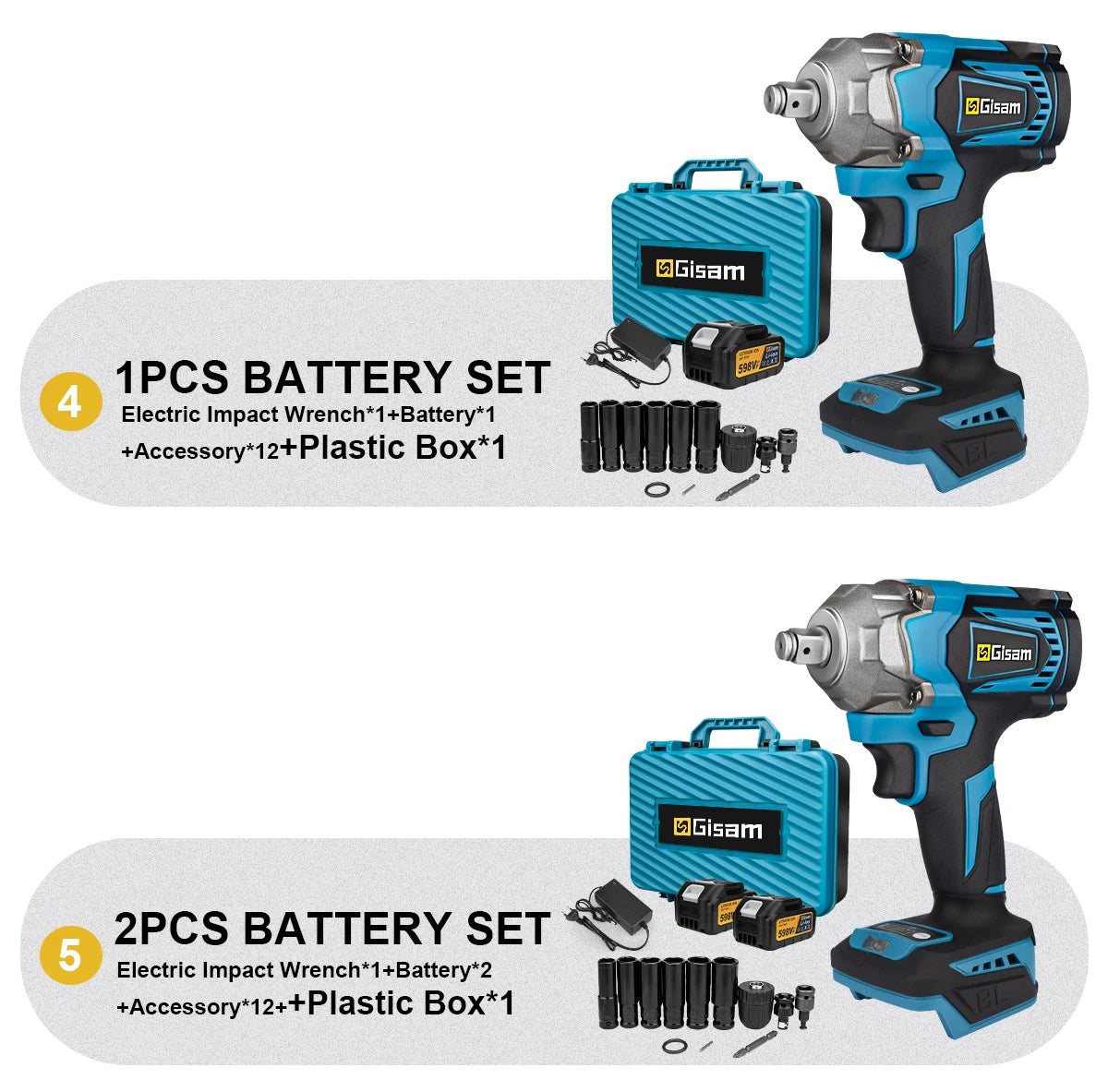 Gisam Torque Electric Impact Wrench