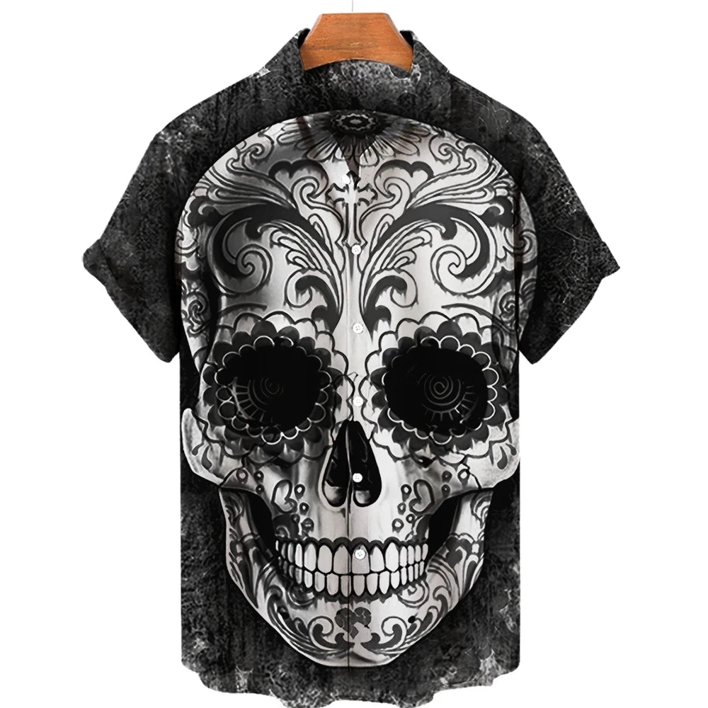 Skull 3D Printed Shirt Various Designs