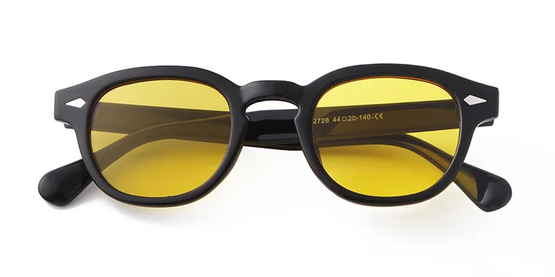 Vintage Fashion Shell Round Sunglasses