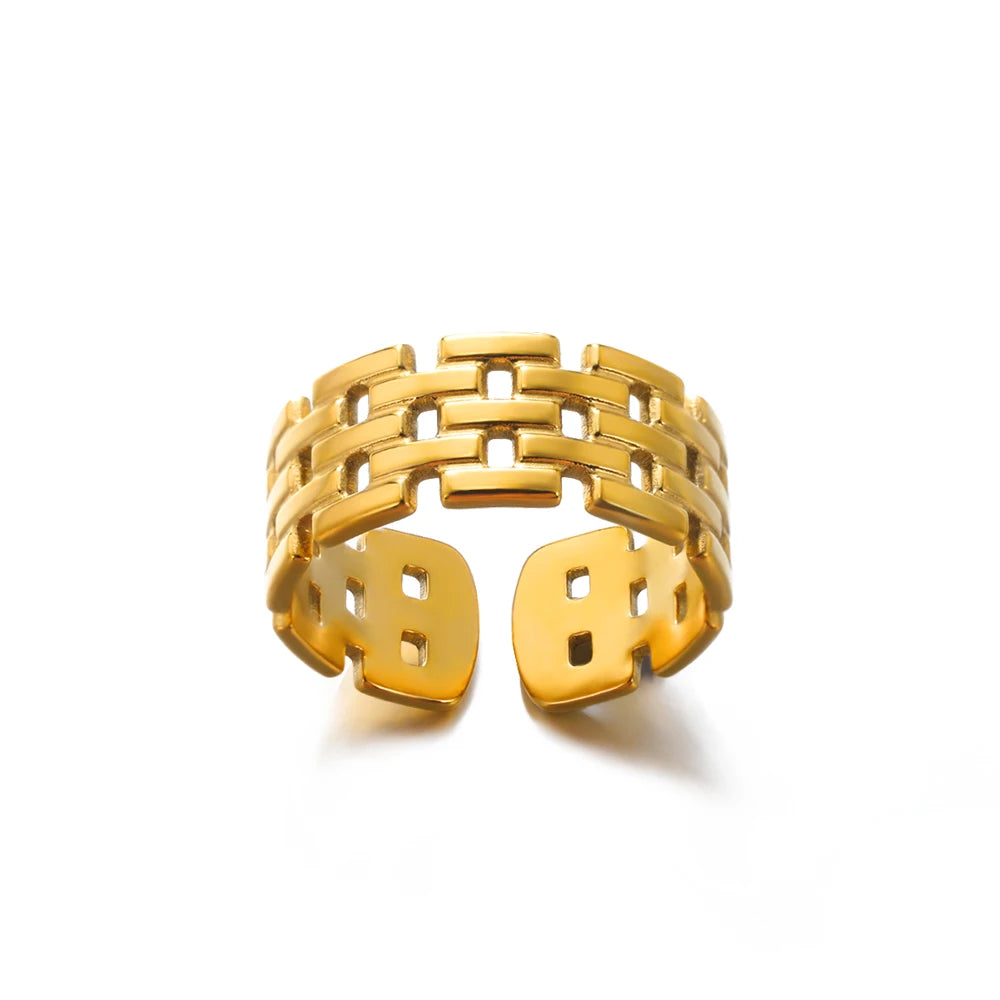 Gold Color Luxury Classic rings