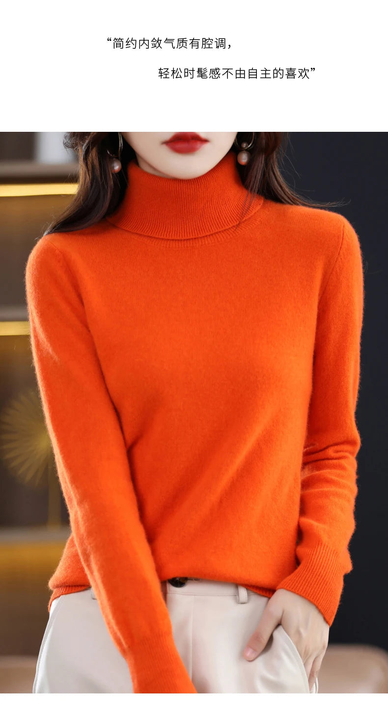 Merino Wool Cashmere Sweater / Jumper