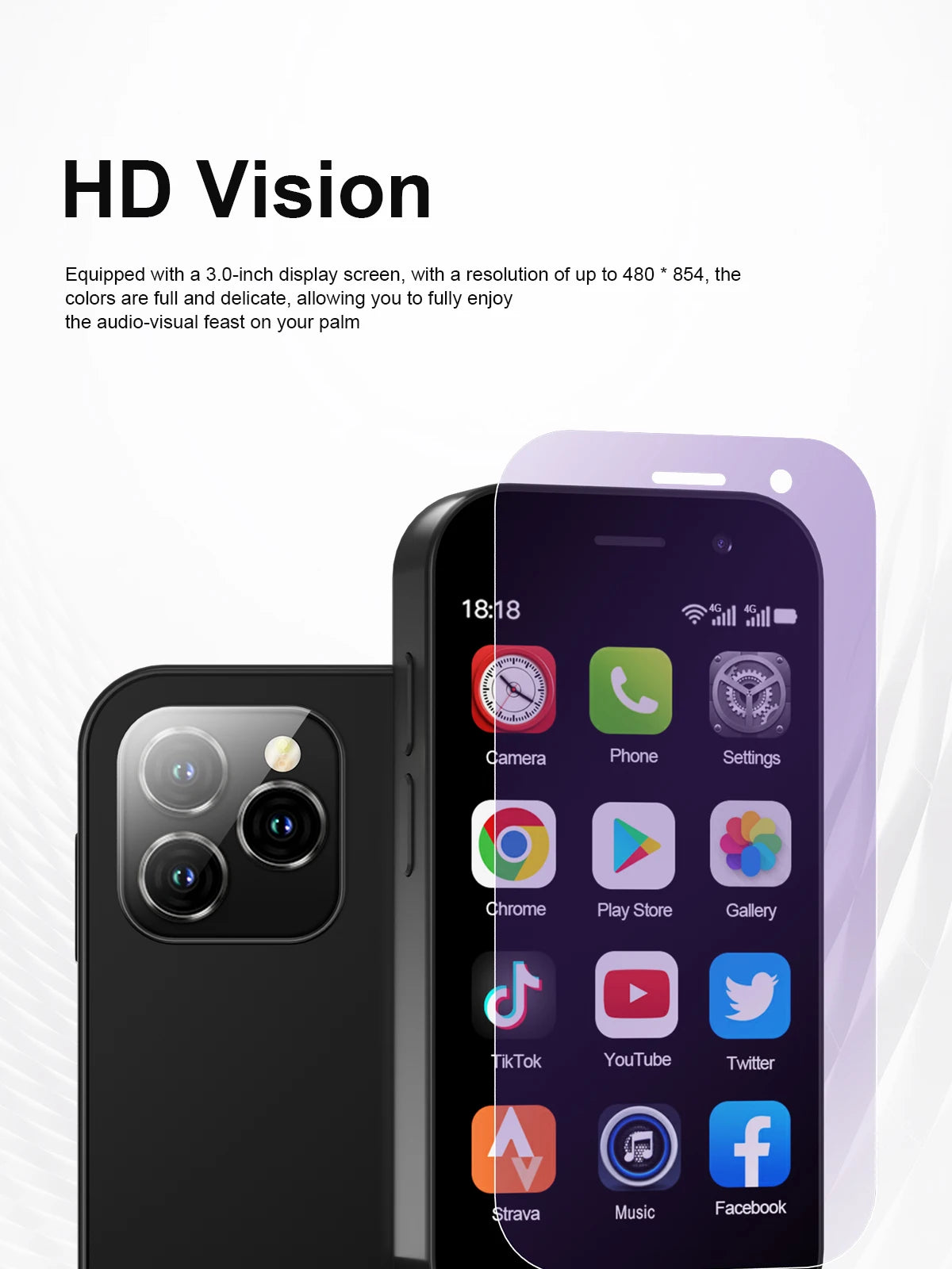 SERVO KING8000 4G Cellular Network Mini Smartphone