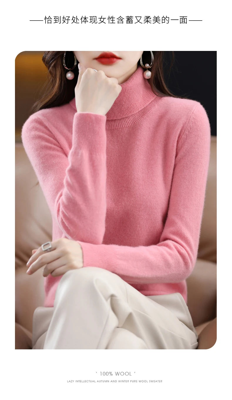 Merino Wool Cashmere Sweater / Jumper