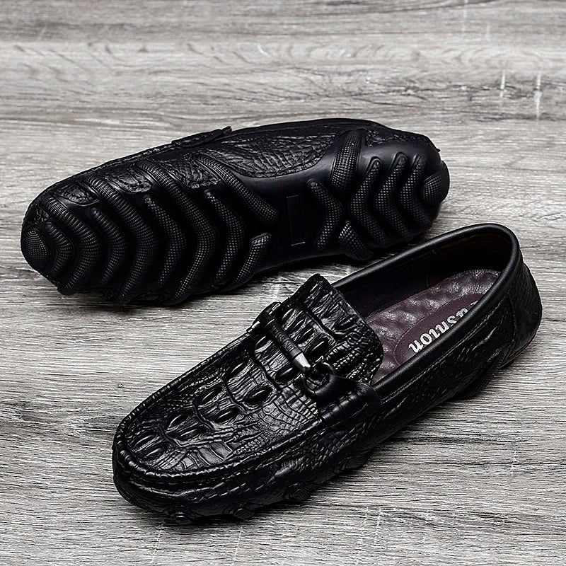 Leather Crocodile Shoes