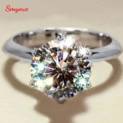 Smyoue GRA Certified 1-5CT Moissanite  Engagement Ring