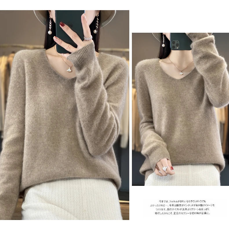 100% pure wool cashmere sweater