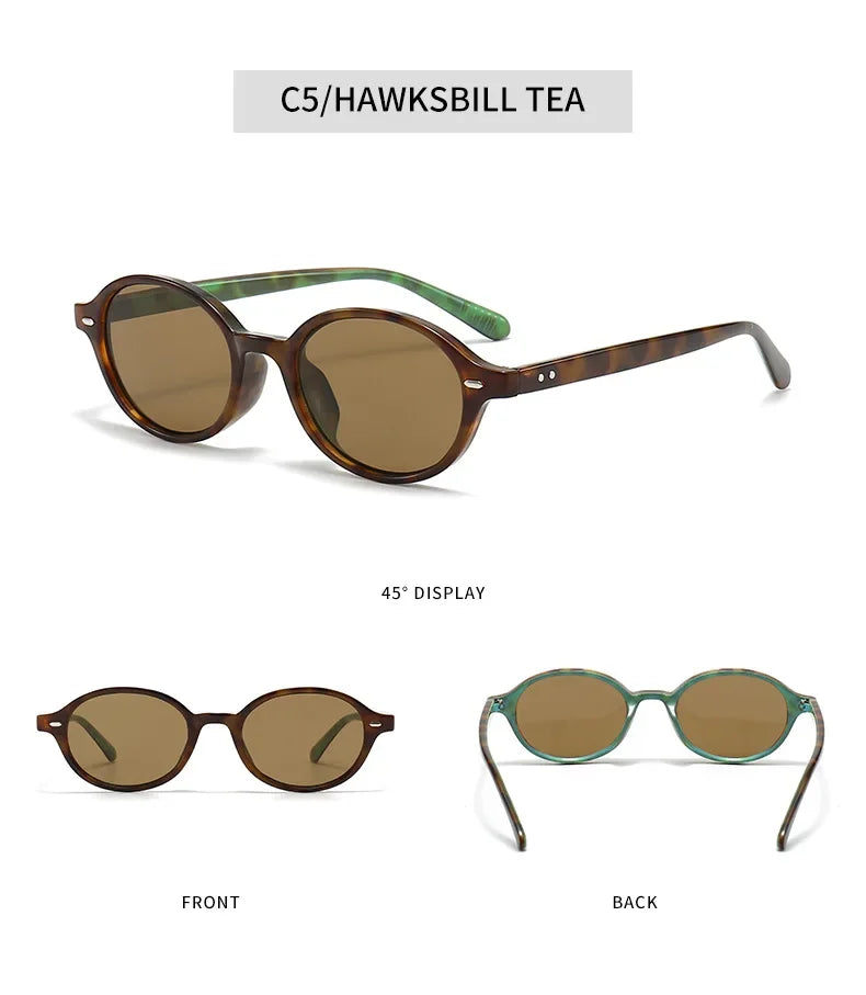 Retro Small Oval Sunglasses