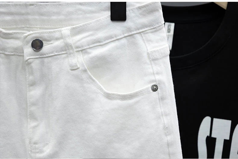 Straight Denim Shorts