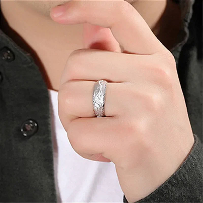 24k Gold Plated Engraving Dragon Ring