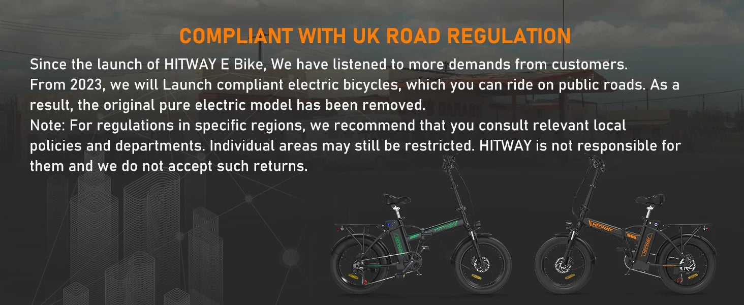 HITWAY Folding Electric Bike
