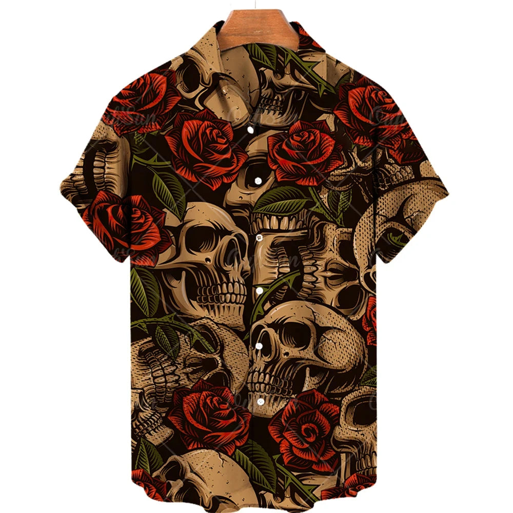 Skull 3D Printed Shirt Various Designs