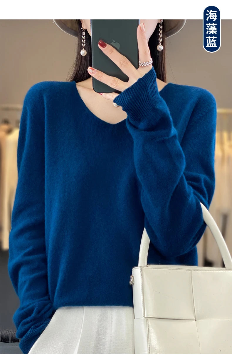 100% pure wool cashmere sweater