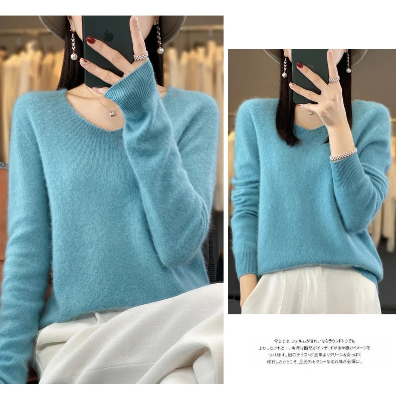 100% pure wool cashmere sweater