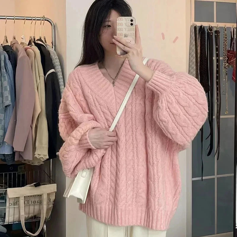 Sweater Harajuku  Knitted Pullovers