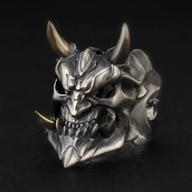 Retro Prajna Mask Ring