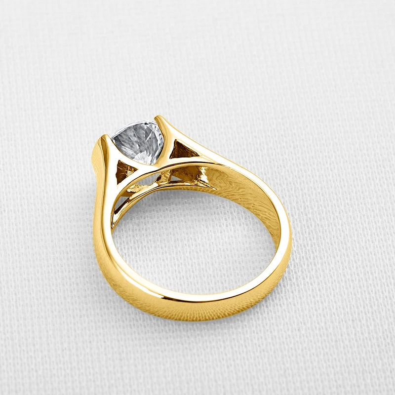 IOGOU 18K Gold Plated Engagement Rings