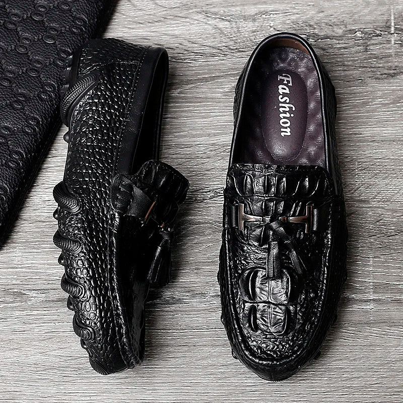 Leather Crocodile Shoes