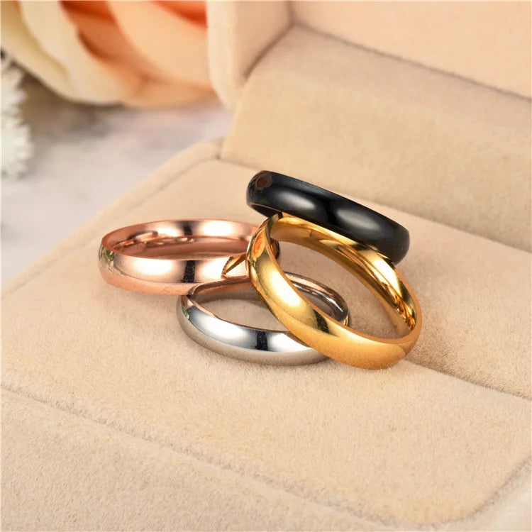 Titanium  Wedding Rings Stainless Steel