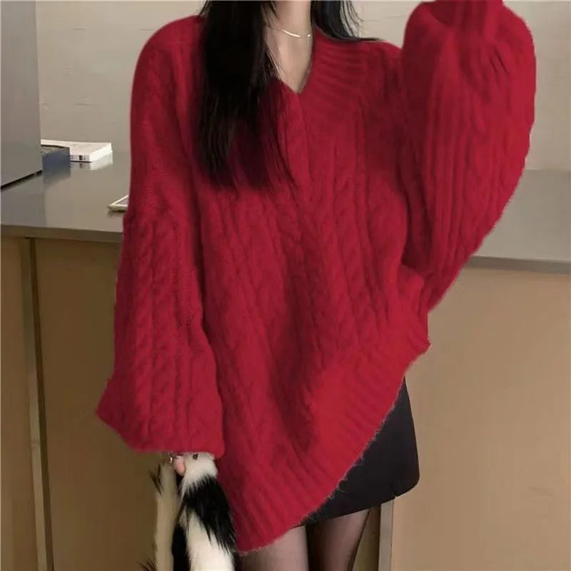Sweater Harajuku  Knitted Pullovers