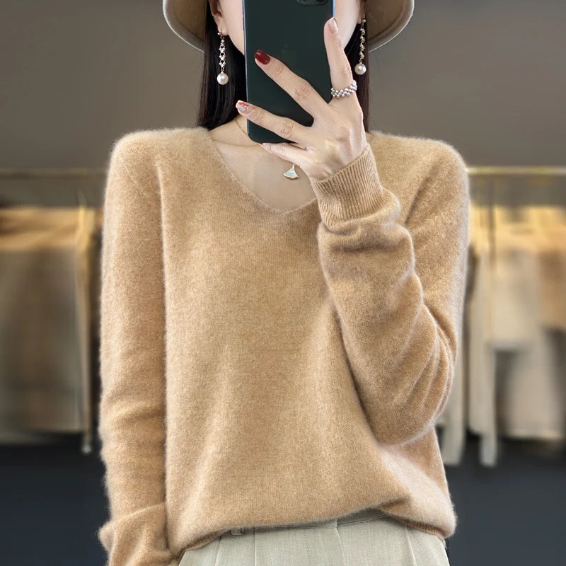 100% pure wool cashmere sweater