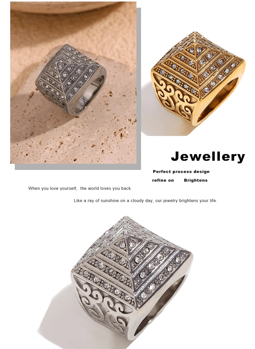 18K Gold Plated MamacitaSlay Ring