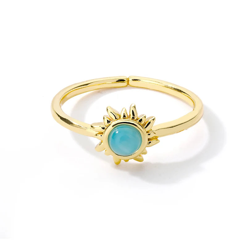 Gold Color Luxury Classic rings