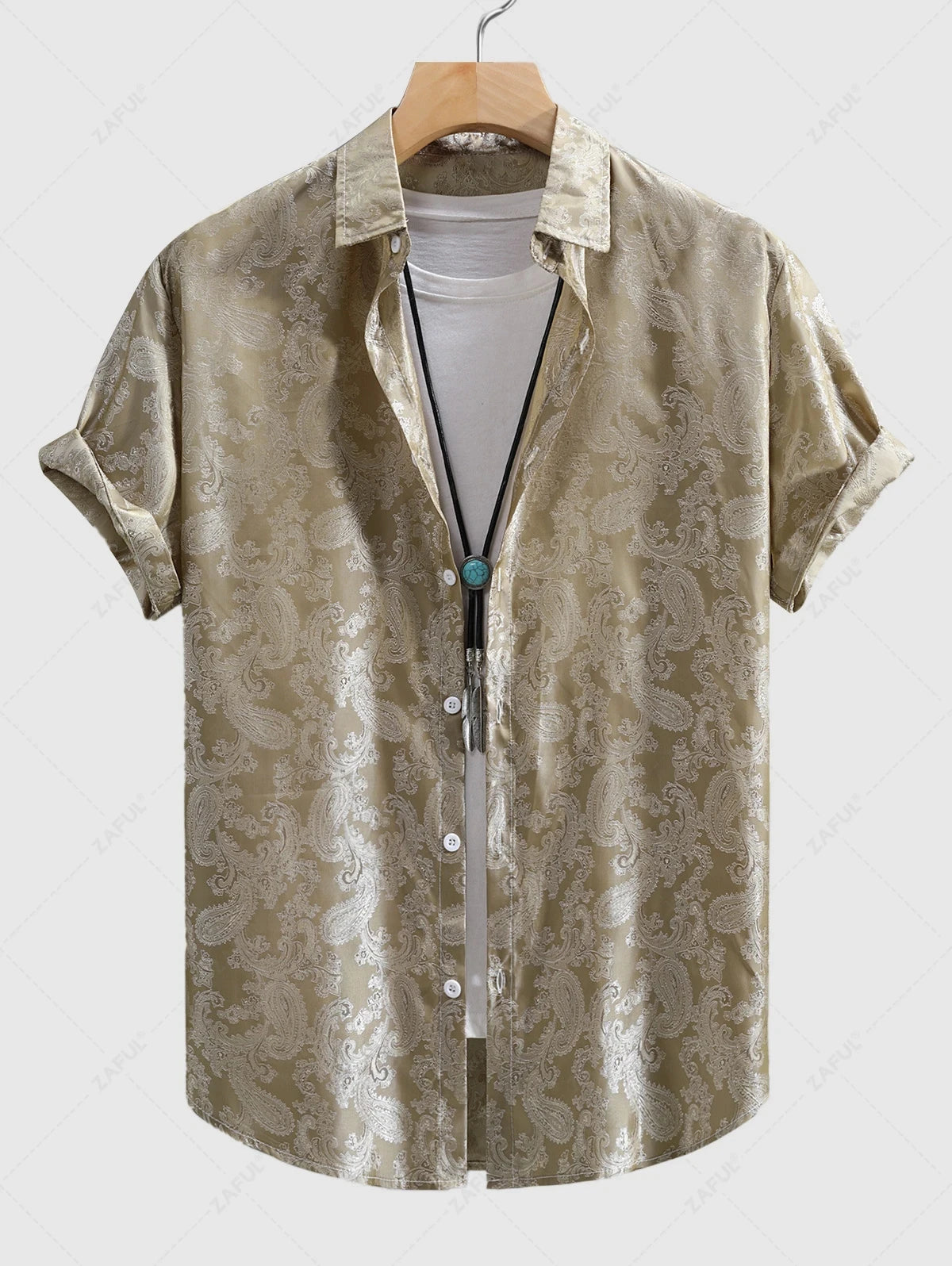 Hawaiian men's summer designer shirt