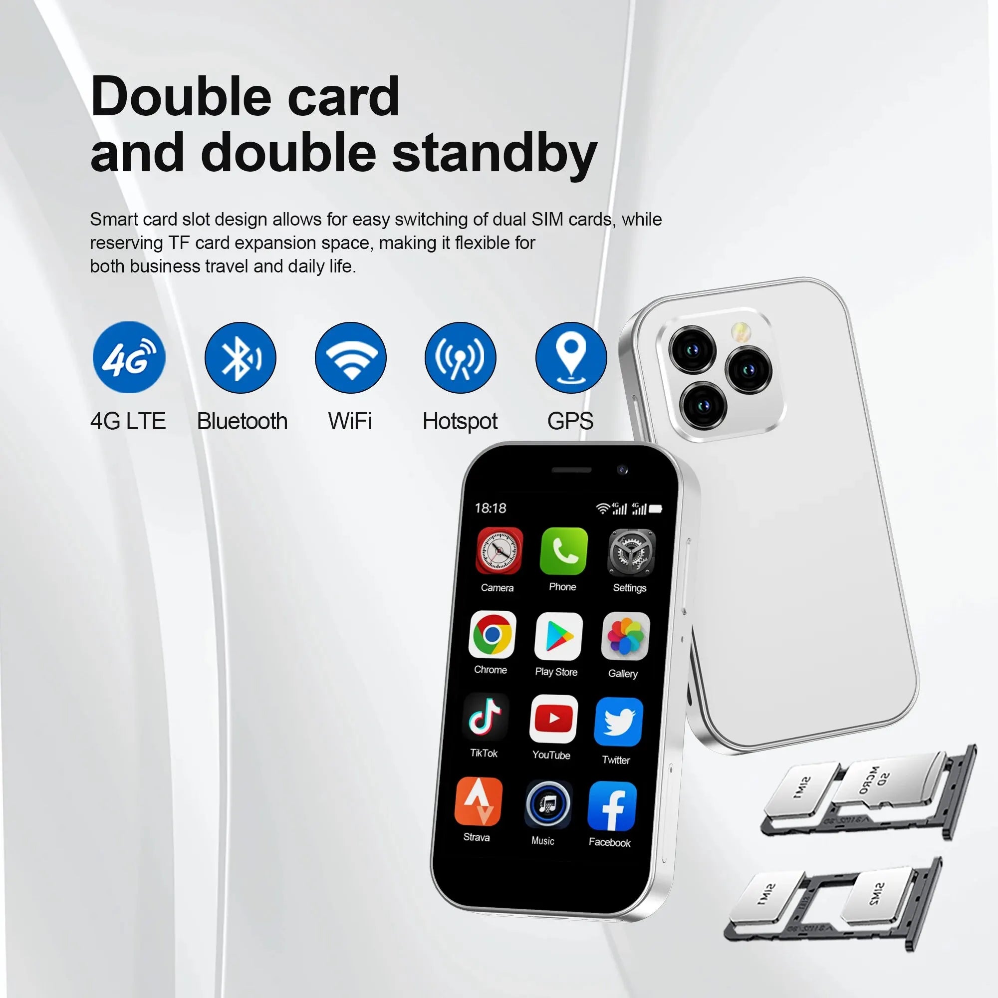 SERVO KING8000 4G Cellular Network Mini Smartphone
