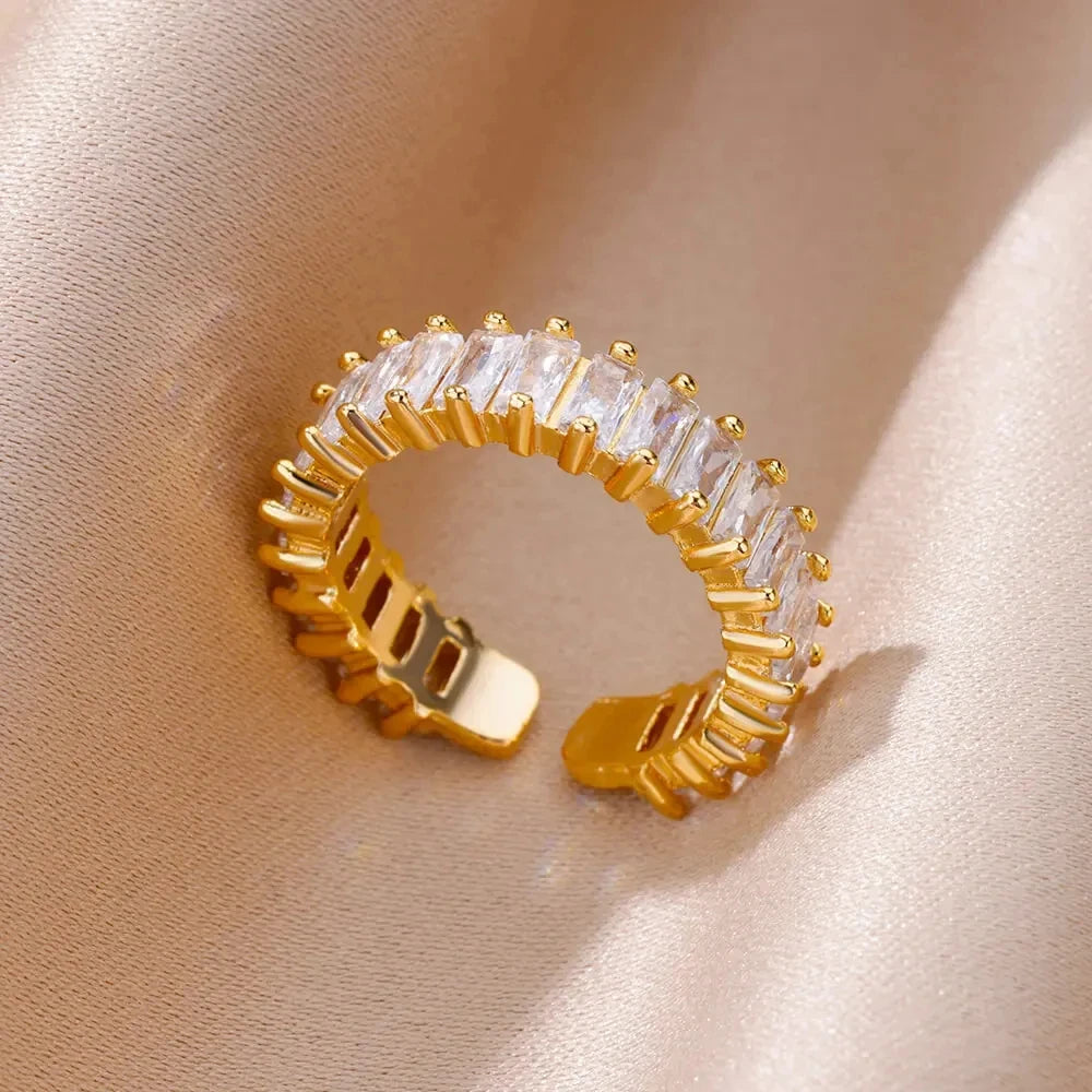 Gold Color Luxury Classic rings