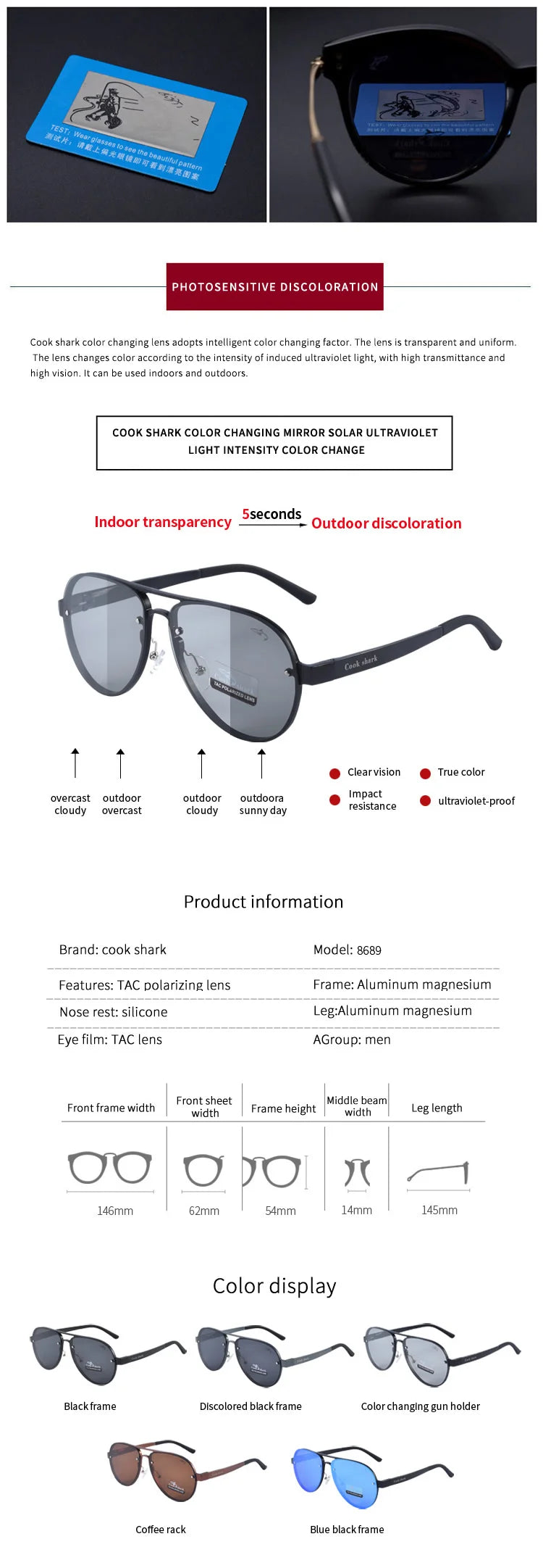 Cook's  polarized sunglasses